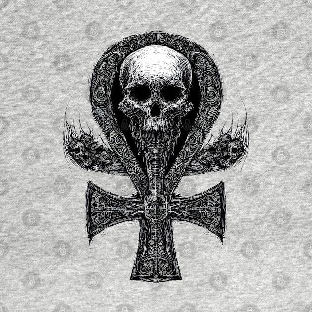 The Ankh and Skulls: Life and Death by MetalByte